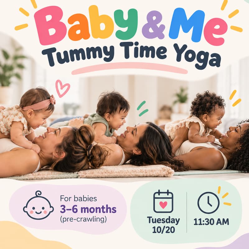 Cover Image for Baby & Me: Tummy Time Yoga