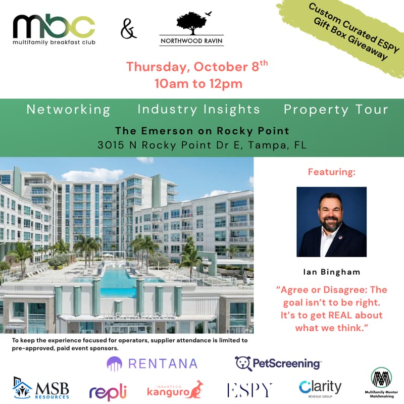 Cover Image for Multifamily Breakfast Club: Tampa (with Ian Bingham)