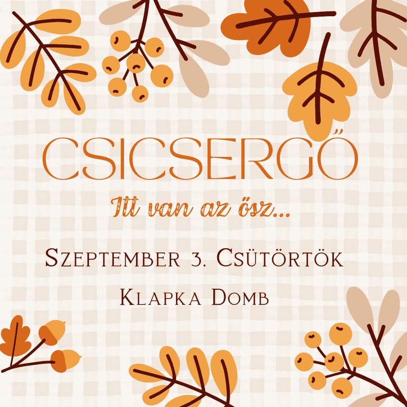 Cover Image for Csicsergő 09.03 csütörtök