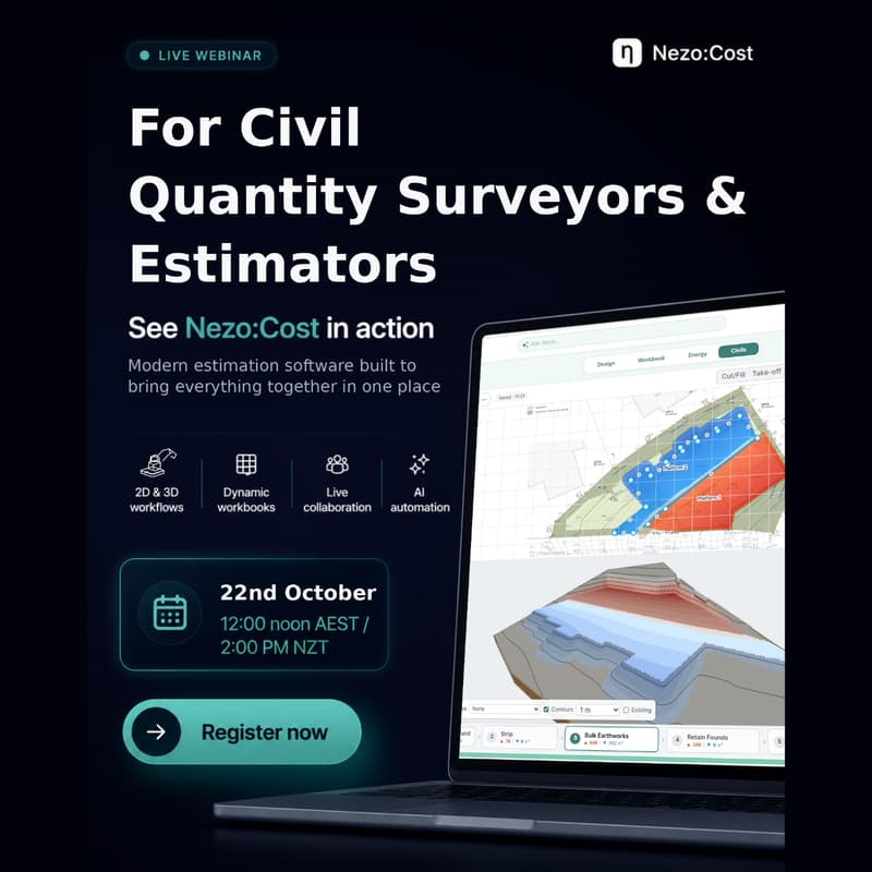 Nezo:Cost - Civil Estimation Demo · Luma