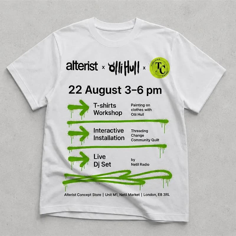 Cover Image for Make, Listen & Connect: Upcycle Fashion Workshops + DJ Set in East London