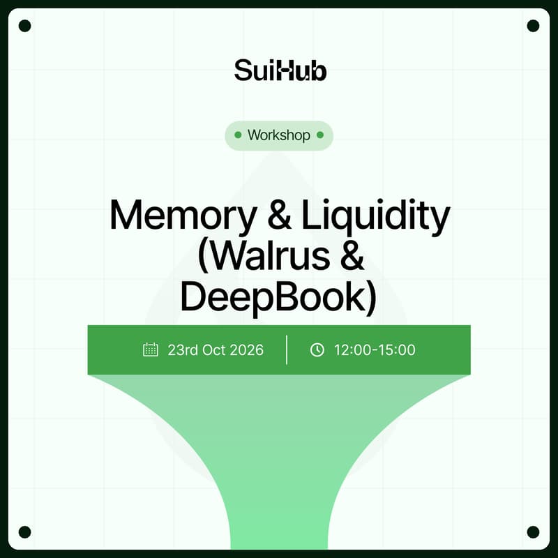 Cover Image for Memory & Liquidity (Walrus & DeepBook)