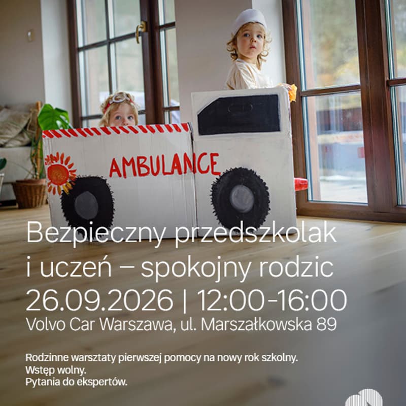 Cover Image for Bezpieczny przedszkolak i uczeń - spokojny rodzic. Rodzinne warsztaty pierwszej pomocy na nowy rok szkolny