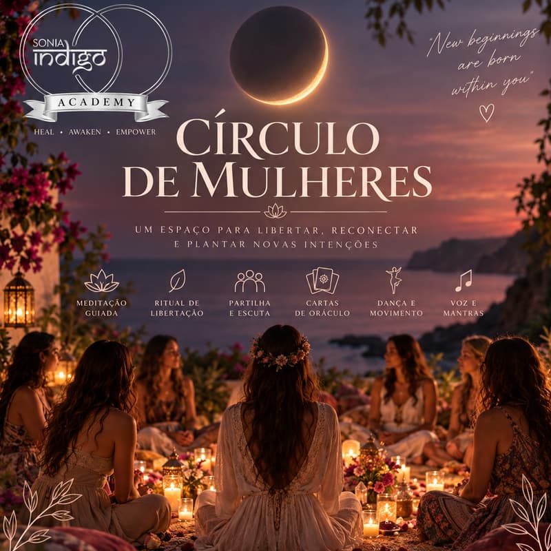 Cover Image for NEW MOON WOMEN’S CIRCLE – MEDITATION, RITUAL & CONNECTION