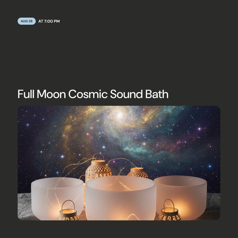 Cover Image for Full Moon Cosmic Sound Bath