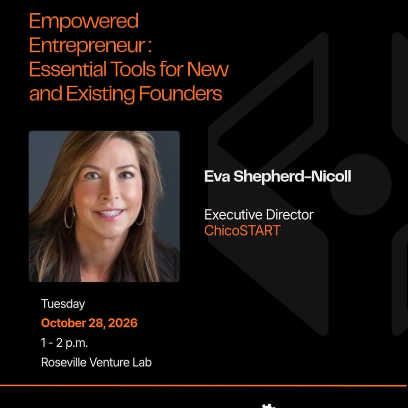 Cover Image for Empowered Entrepreneur: Essential Tools for New and Existing Founders 1:00 - 2:00pm