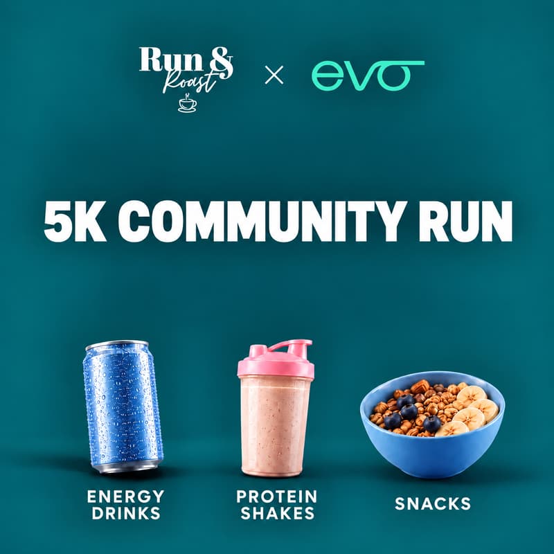 Cover Image for Run&Roast X EVO Fitness | 5km Laufevent 🌸✨