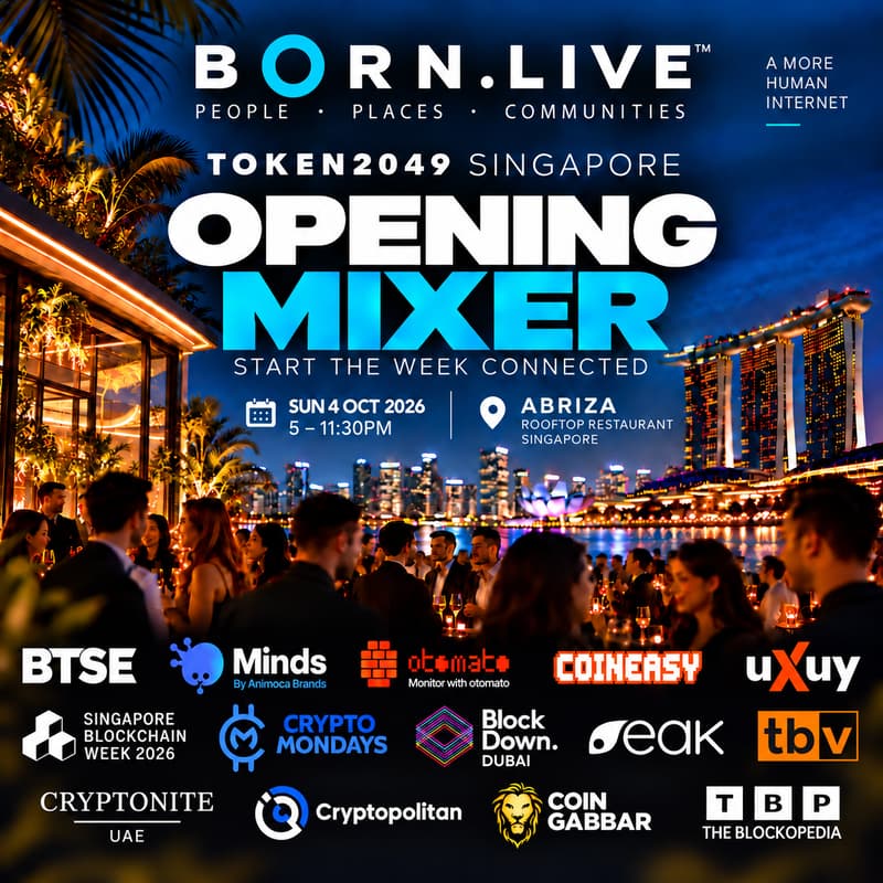 Cover Image for TOKEN2049 Singapore — Opening Mixer 🇸🇬