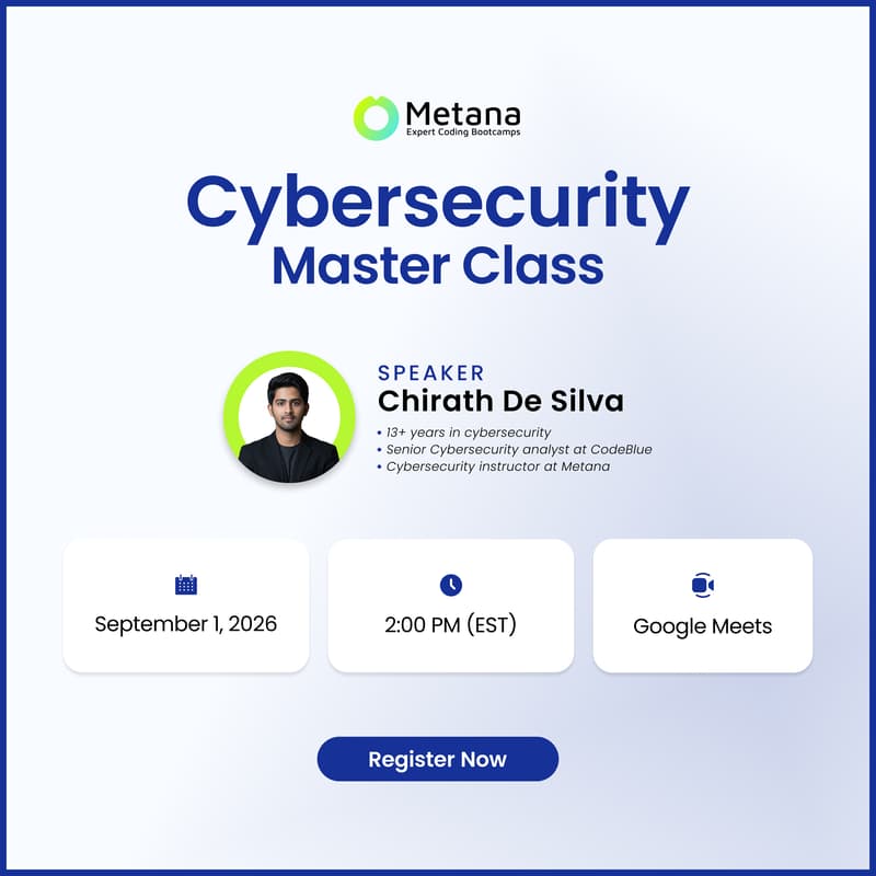 Cover Image for Metana Cyber Security Masterclass