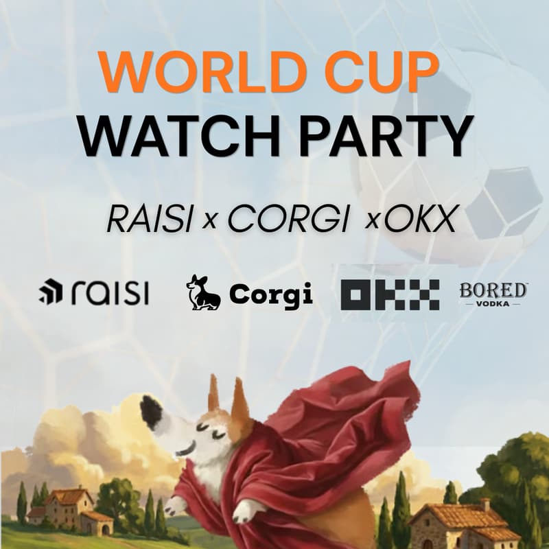 Cover Image for β½οΈ World Cup Watch Party | USA vs Turkey @Corgi w/ Raisi & OKX