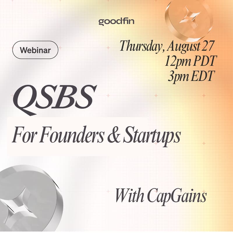 Cover Image for QSBS For Founders & Startups