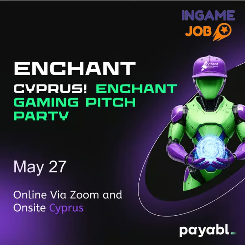 Cover Image for Cyprus! Enchant Gaming&AI Pitch Party