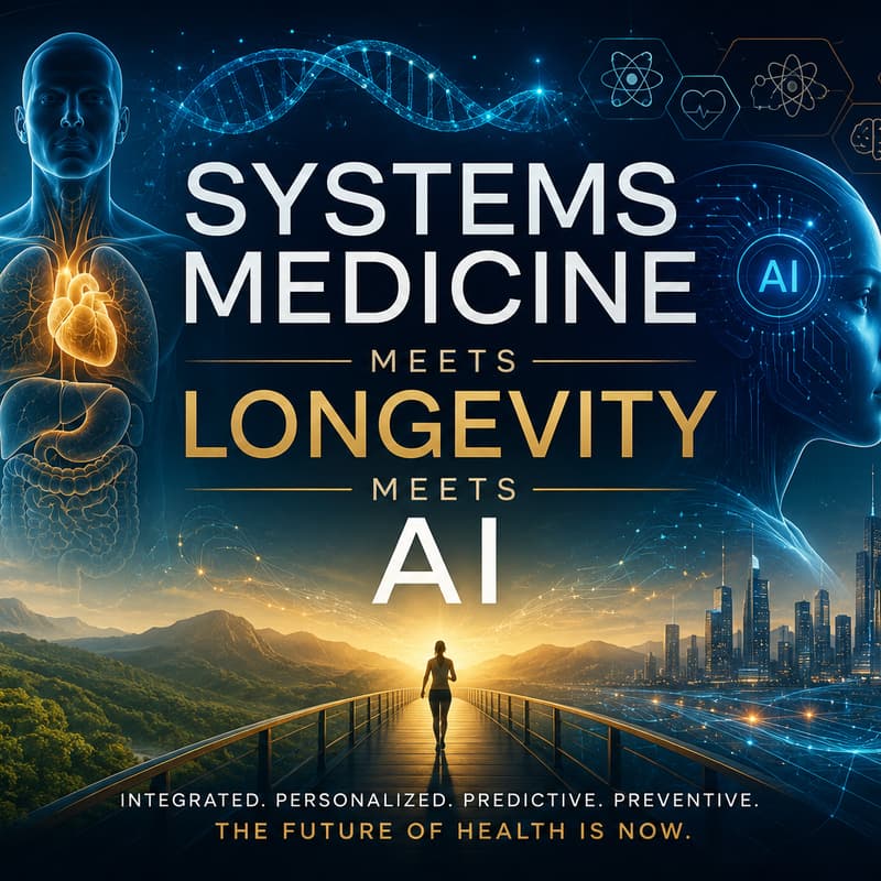 Cover Image for AI Wellness Is Hosting The Next Evolution of Medical Education — Systems Medicine & Longevity (CE)