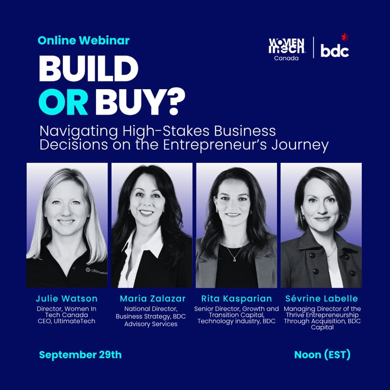 Cover Image for Online Webinar: Build or Buy? Navigating High-Stakes Business Decisions on the Entrepreneur’s Journey