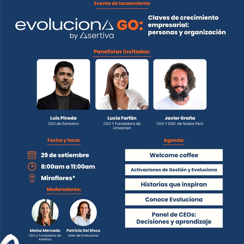 Cover Image for Evoluciona Go | Claves de crecimiento empresarial: personas y organización