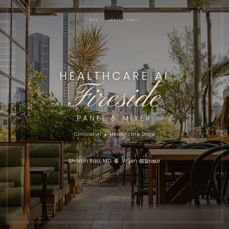 Cover Image for Healthcare AI: Fireside Panel & Mixer