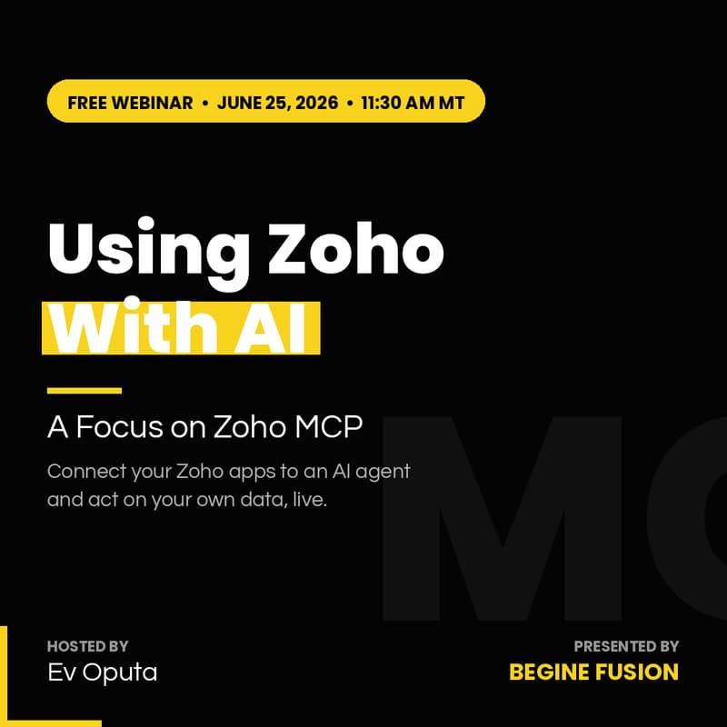 Cover Image for Using Zoho With AI: A Focus on Zoho MCP