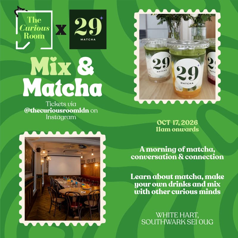 Cover Image for Mix & Matcha - The Curious Room x 29 Matcha