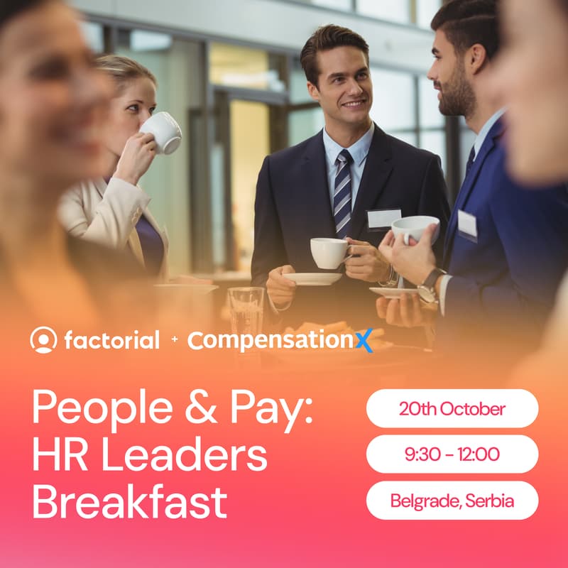 Cover Image for HR Leaders Breakfast with CompensationX and Factorial