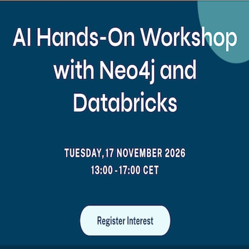Cover Image for [Munich] Graphs AI Workshop with Neo4j and Databricks