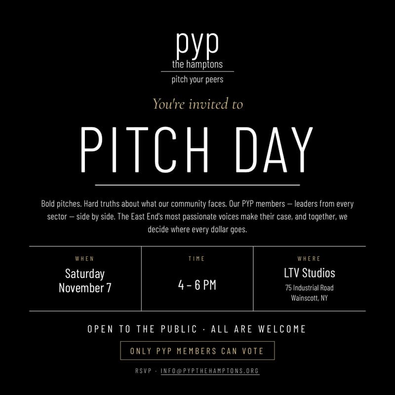 Cover Image for PYP The Hamptons Pitch Day