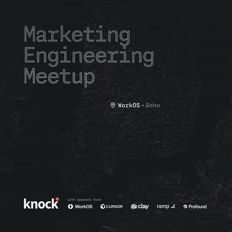 Cover Image for Marketing Engineer Meetup