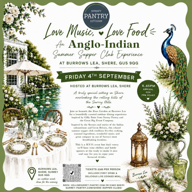 Cover Image for “Love Music, Love Food” – An Anglo-Indian Summer Supper Club
