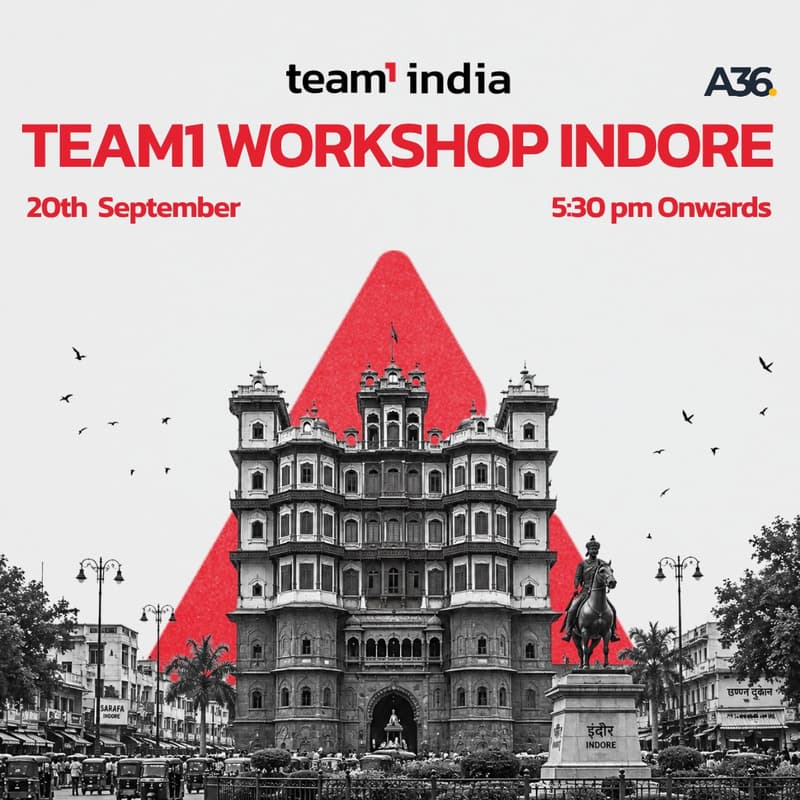 Cover Image for Team1 India Workshop | Indore