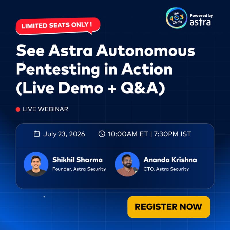 Cover Image for See Astra Autonomous Pentesting in Action (Live Demo + Q&A)
