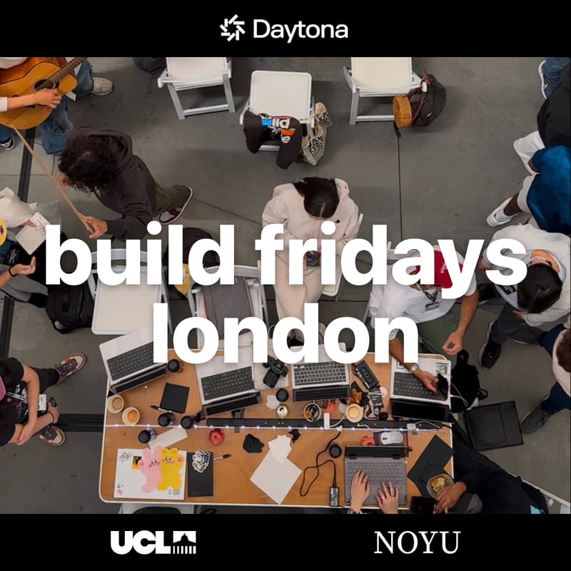 Cover Image for build fridays london - work on your startup alongside others (bring laptop)