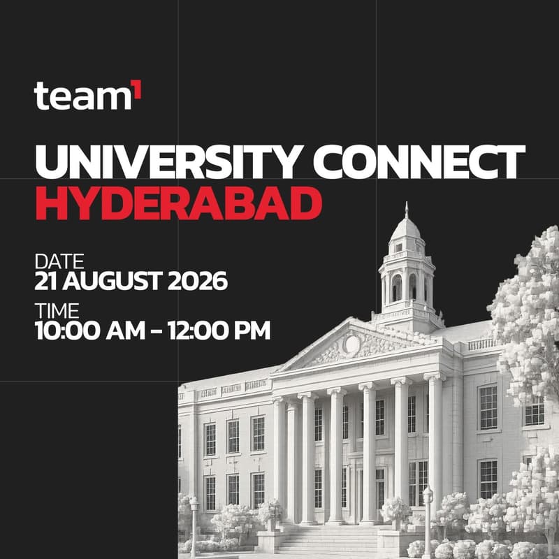 Cover Image for Team1 India University Connect - Hyderabad