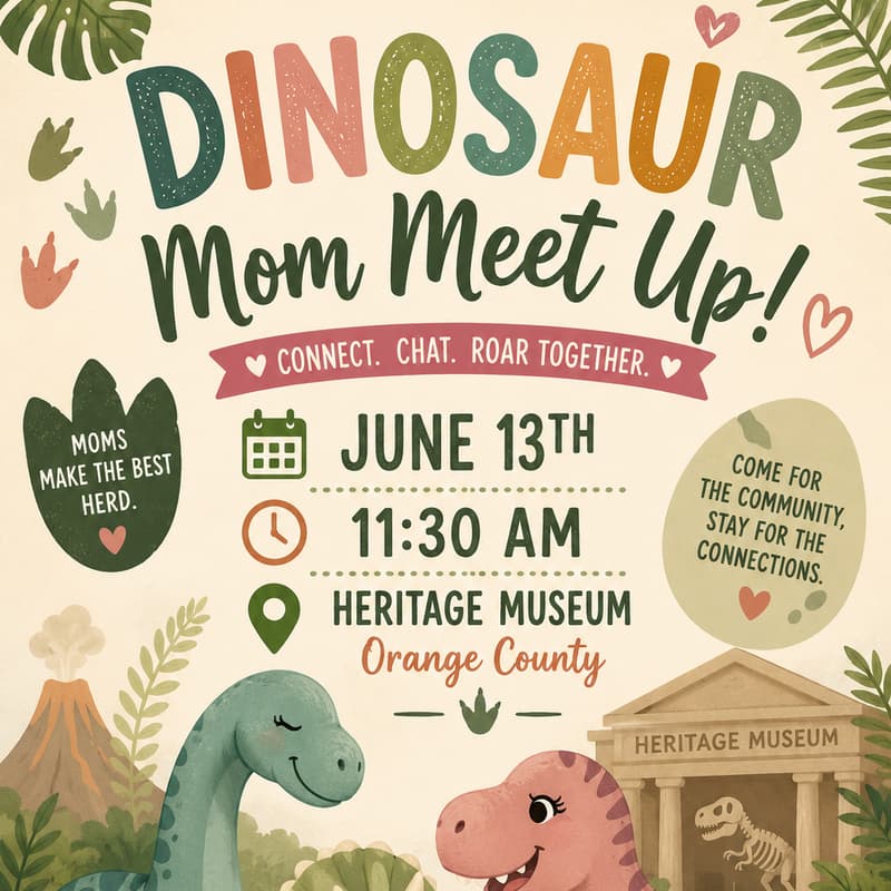 Cover Image for Dino Mom Meet Up 🦖🦕