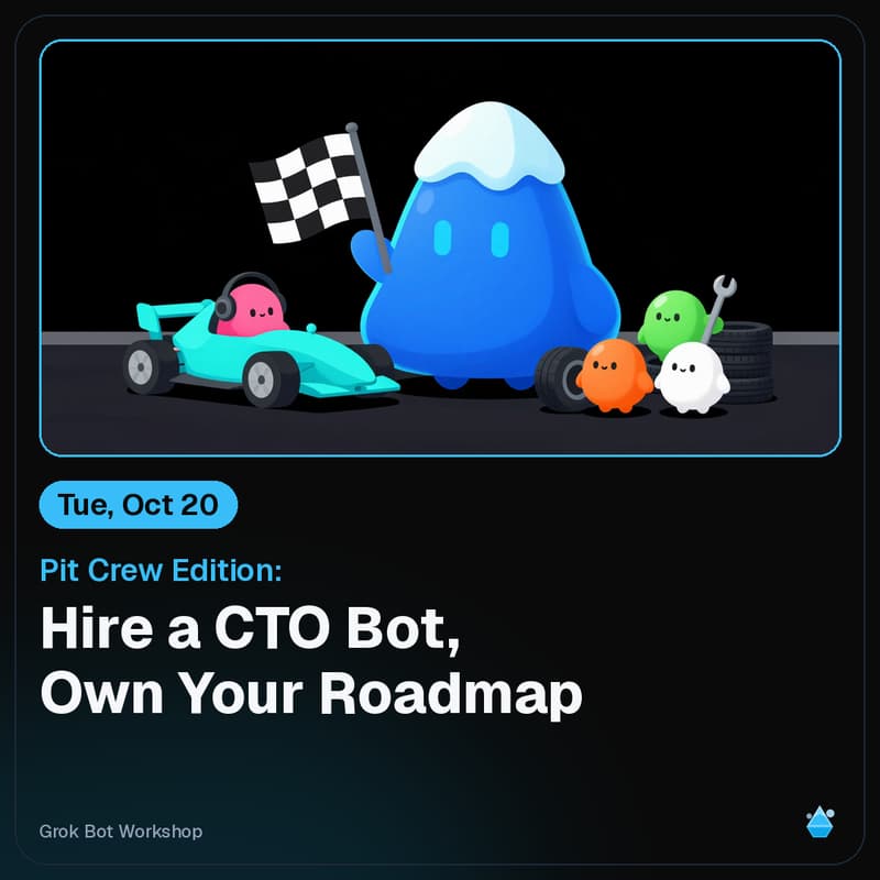 Cover Image for Pit Crew Edition: Hire a CTO Bot, Own Your Roadmap