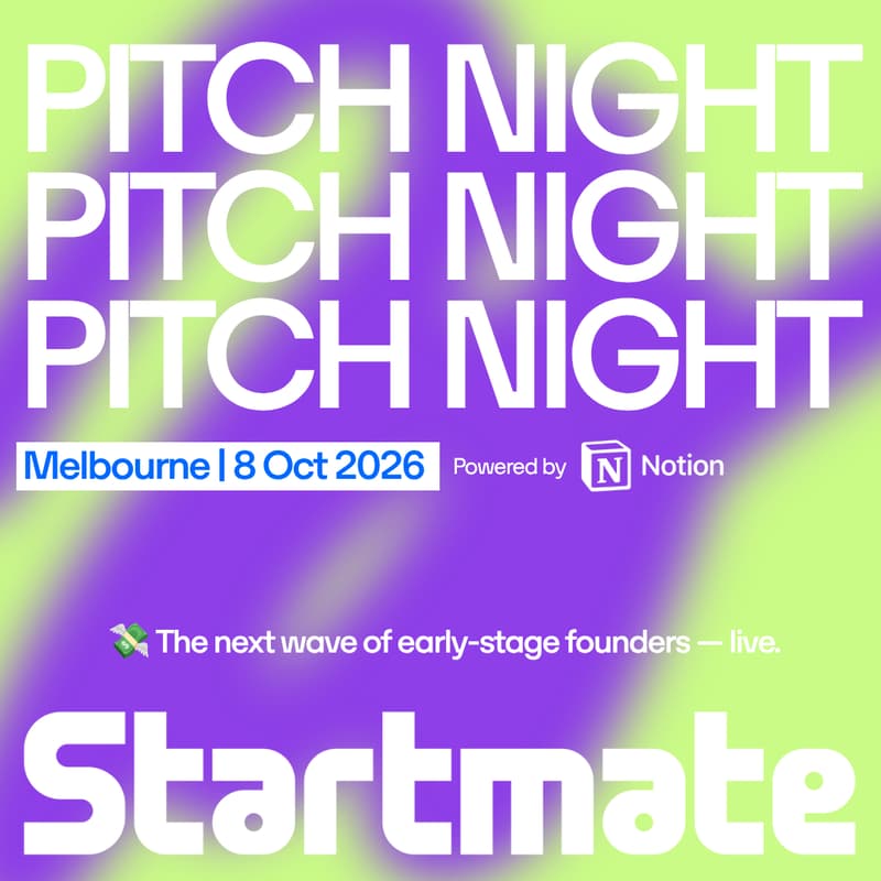 Cover Image for Startmate Pitch Night (Melbourne)