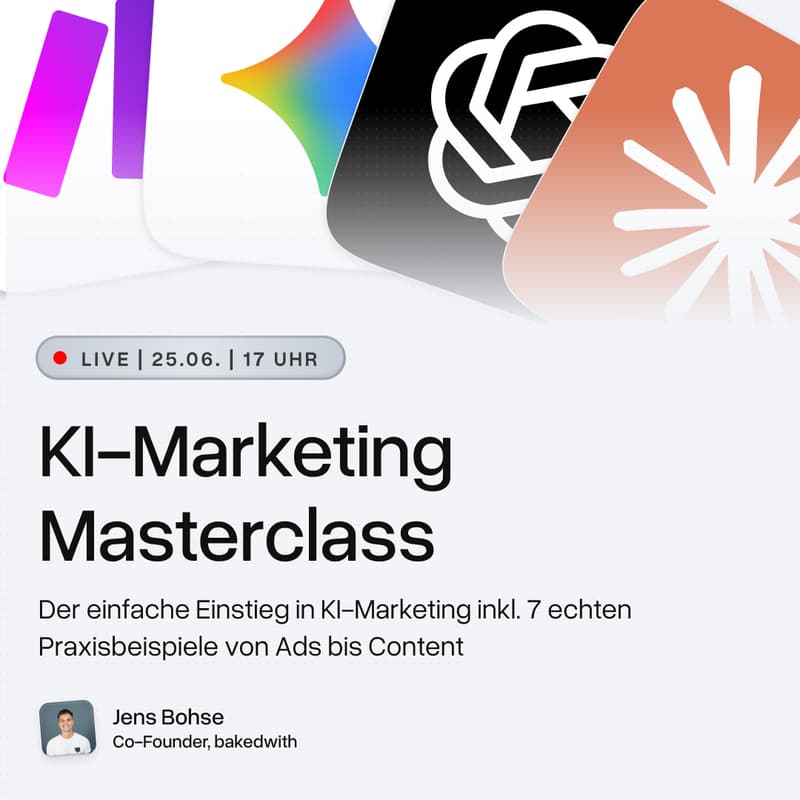Cover Image for KI-Marketing Masterclass