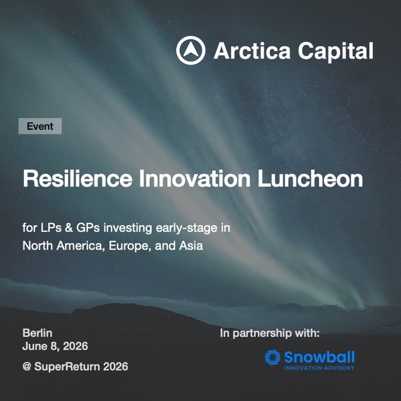 Cover Image for Resilience Innovation Luncheon | Arctica Capital - SuperReturn 2026