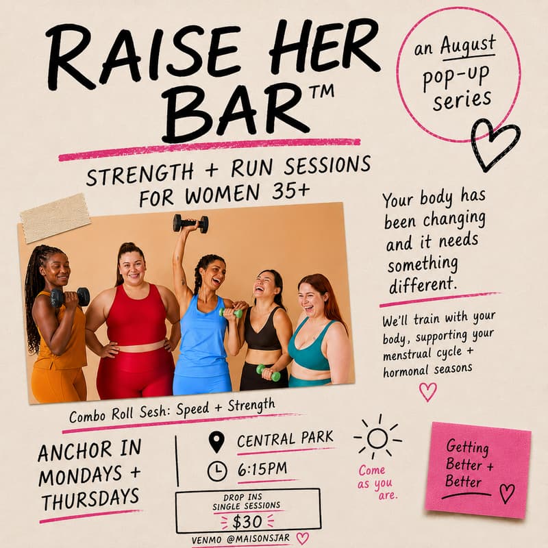 Cover Image for RAISE HER BAR: Speed Run + Strength For Women 35+