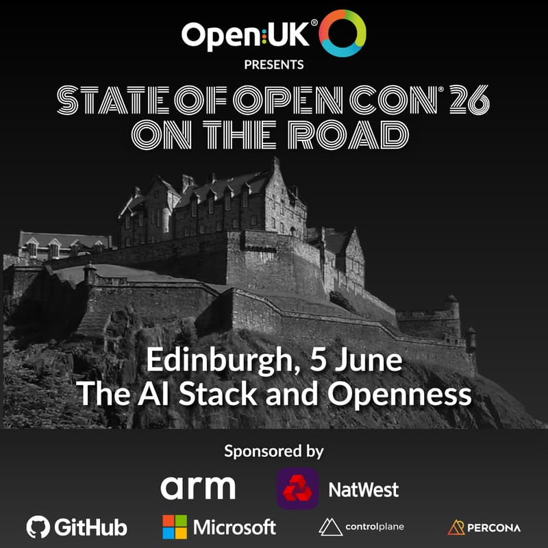 Cover Image for State of Open Con 26 On The Road, Edinburgh: The AI Stack and Openness