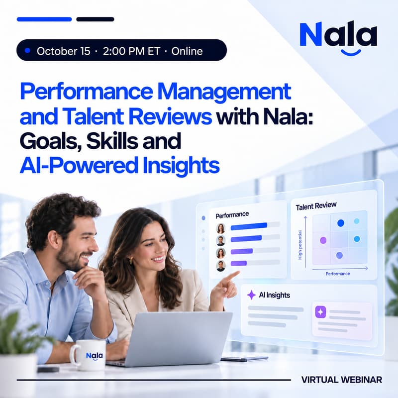 Cover Image for Performance Management and Talent Reviews with Nala: Goals, Skills and AI-Powered Insights