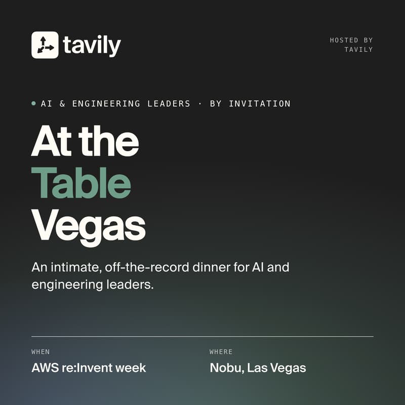 Cover Image for At the Table: A Tavily Dinner at re:Invent