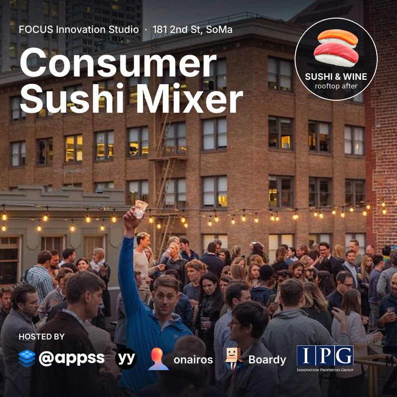 Cover Image for Consumer Sushi & Rooftop Mixer
