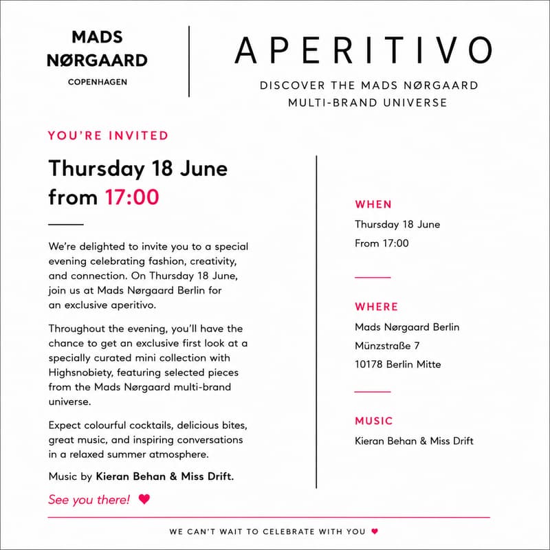 Cover Image for Mads Nørgaard Aperitivo
