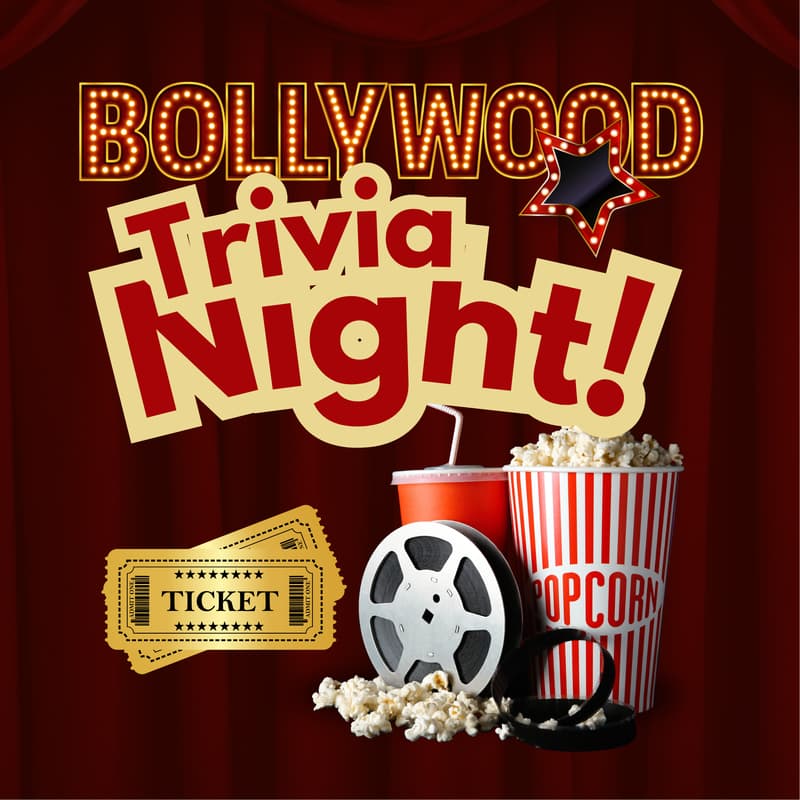 Cover Image for Unwind With Bollywood Trivia Night!