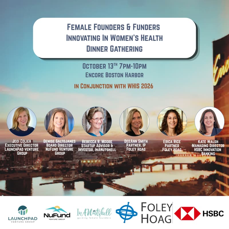 Cover Image for Innovators in Women's Health Female Founder & Funder Dinner Reception