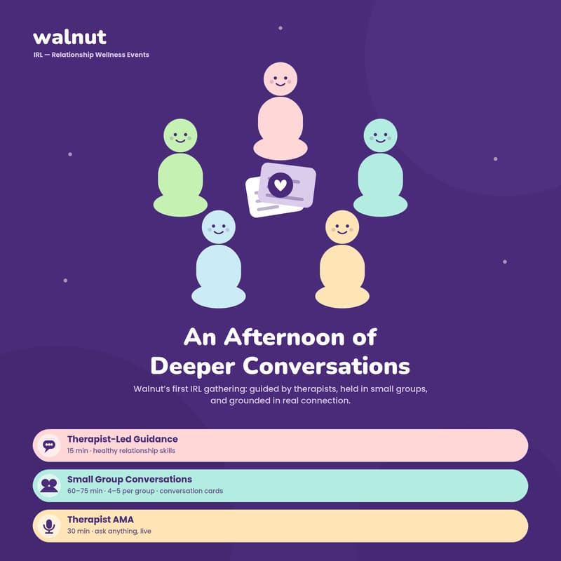 Cover Image for An Afternoon of Deeper Conversations by Walnut