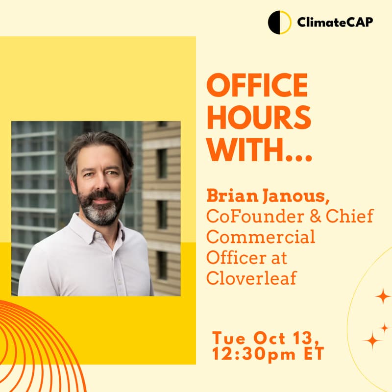 Cover Image for Office Hours With... Brian Janous, CoFounder, Chief Commercial Officer at Cloverleaf