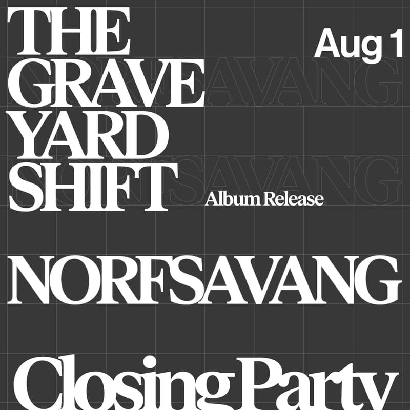 Cover Image for GRAVEYARD SHIFT RELEASE (SUPERCRIT 2.0 Closing Party)