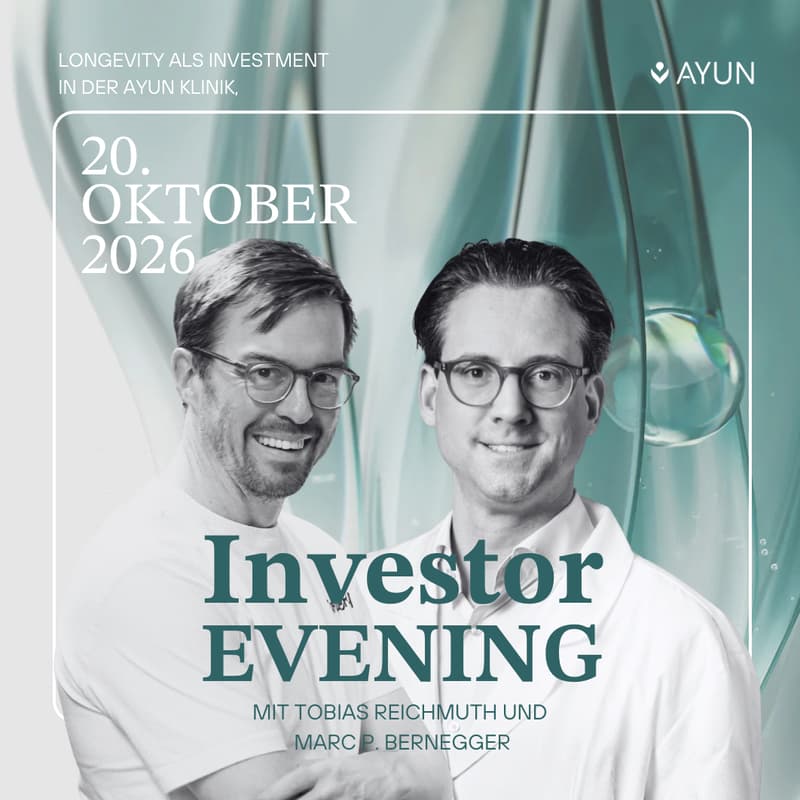 Cover Image for Longevity als Investment: Investor Evening bei AYUN
