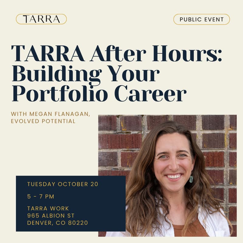 Cover Image for TARRA After Hours: Building Your Portfolio Career
