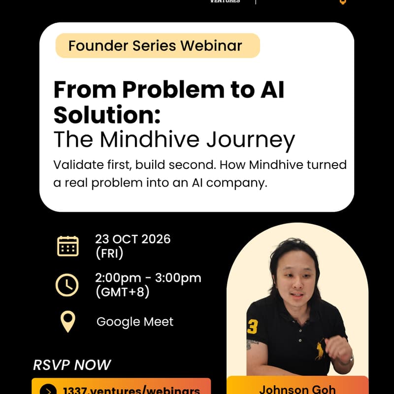 Cover Image for From Problem to AI Solution: The Mindhive Journey [WEBINAR]
